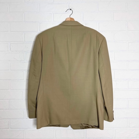 Orvieto tan 100% wool oversized blazer 42 - Picture 4 of 12